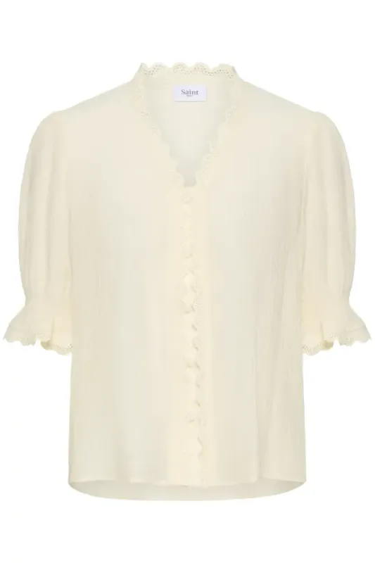 Saint Tropez - KristelSZ Bluse Ice