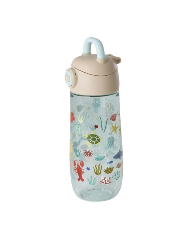 Rice - Drikkeflaske Ocean print blu