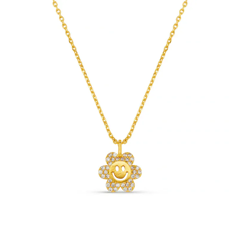 Orelia - Pave flower charm Smykke