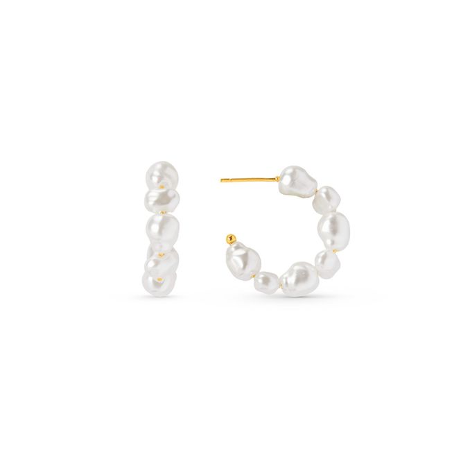 Hovedbilde Orelia - Organic pearl hoops