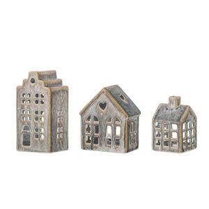 Hovedbilde Bloomingville - Kalia Lyshus sett med 3 stk (Kun ...