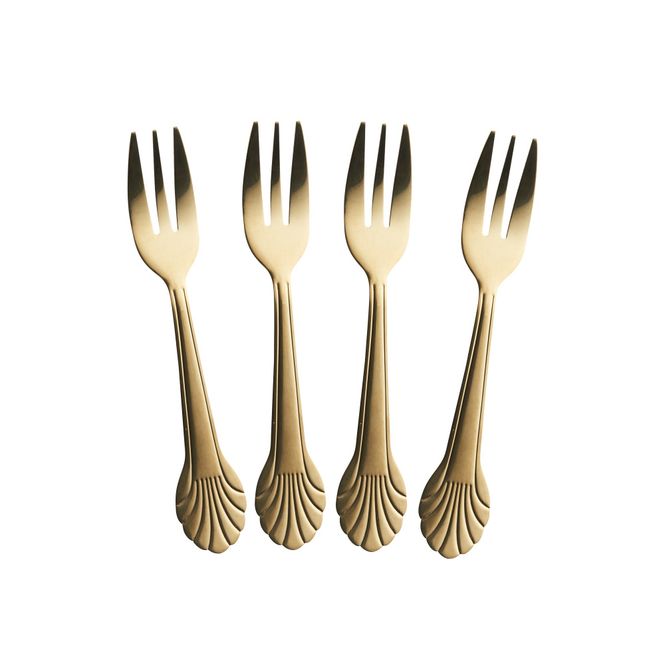 Hovedbilde Rice - Gull KakeGaffel 4-pk