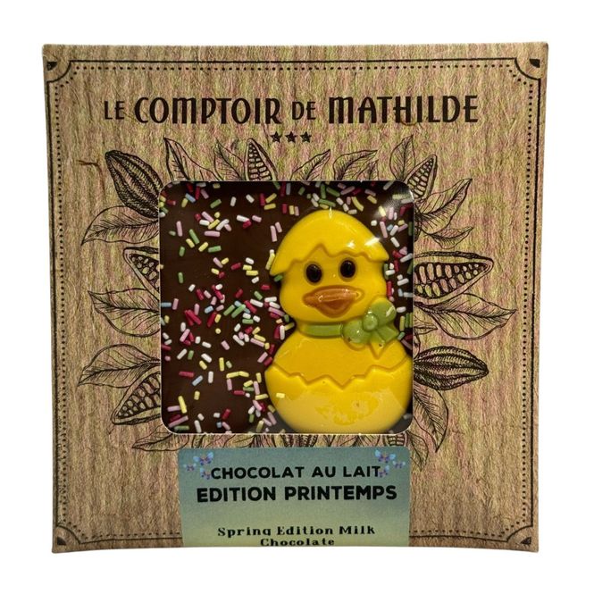 Hovedbilde Mathilde - Melkesjokoladeplate med figur Spring ...