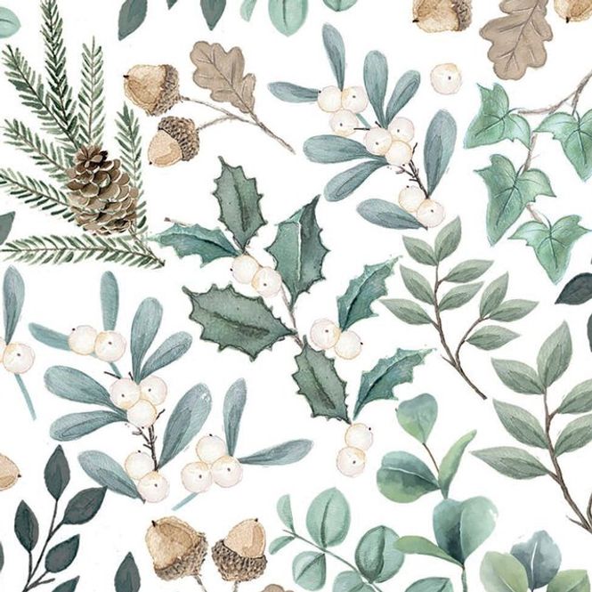 Hovedbilde Ambiente - Servietter Collection of leaves